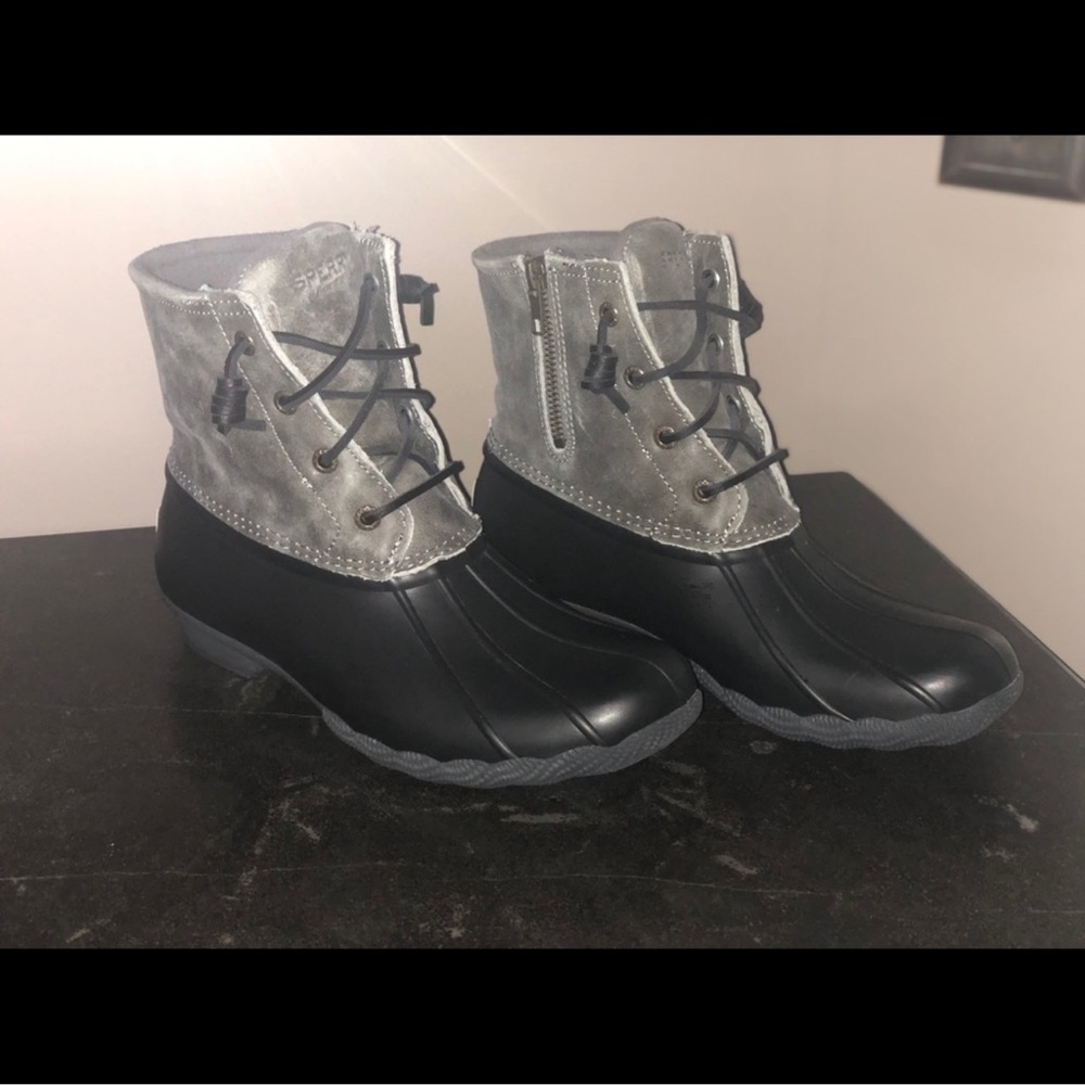 Sperry Saltwater Duck Boots - Black